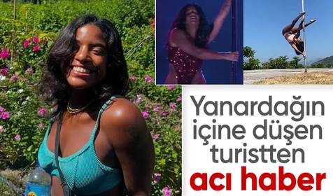 Yanardağın içine düşen turistten acı haber