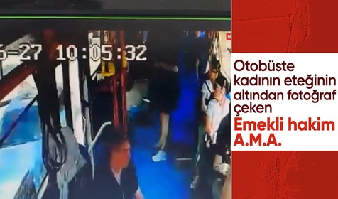 Adana'da bir kadının eteğinin altından fotoğraf çeken emekli hakim gözaltına alınıp serbest kaldı