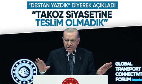 Cumhurbaşkanı Erdoğan: Takoz siyasetine teslim olmadık