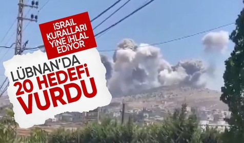 İsrail’den Güney Lübnan’a hava saldırısı: 1 ölü, 20 yaralı