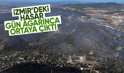 İzmir Aliağa'daki yangının bıraktığı hasar gün ağarınca ortaya çıktı! Bir kişi gözaltında