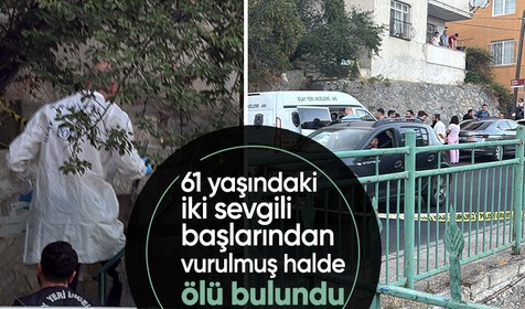 Sarıyer’de iki sevgili başlarından vurulmuş halde ölü bulundu
