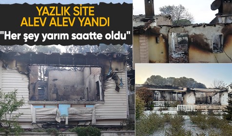 İzmir'de orman yangını felaketi! Tahliye edilen evler alev alev yandı, hasarın boyutu gün ağarınca gözler önüne serildi