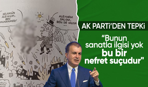 AK Parti Sözcüsü Çelik'ten Leman dergisine tepki: Karikatür saygısızlığını lanetliyoruz