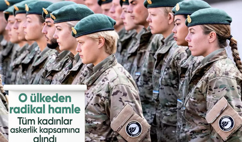 Danimarka'da 18 yaşını dolduran tüm kadınlar askerlik kapsamına alındı