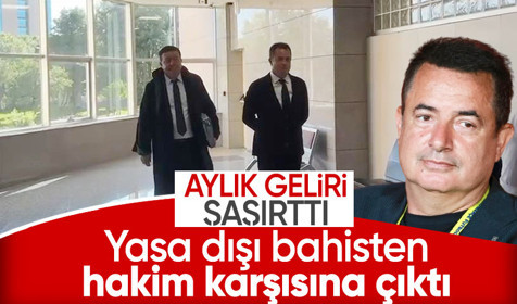 Acun Ilıcalı, yasa dışı bahis iddiasıyla hakim karşısına çıktı! Aylık geliri dikkat çekti