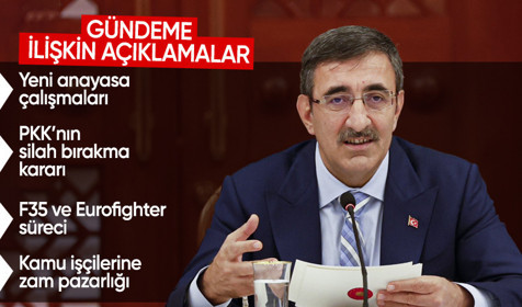 Cumhurbaşkanı Yardımcısı Yılmaz'dan yeni anayasa çalışmalarına ilişkin açıklama