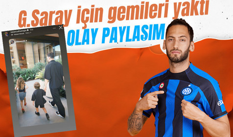 Hakan Çalhanoğlu, Galatasaray için gemileri yaktı! Instagram'dan olay paylaşım