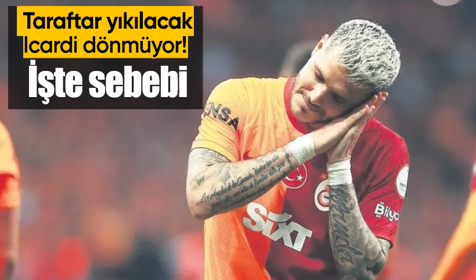 Taraftar yıkılacak: Icardi dönmüyor! Galatasaray sebebi öğrenince hemen kabul etti