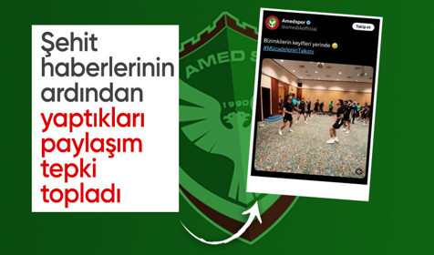 Şehit haberinin ardından paylaşım yapan Amedspor büyük tepki topladı