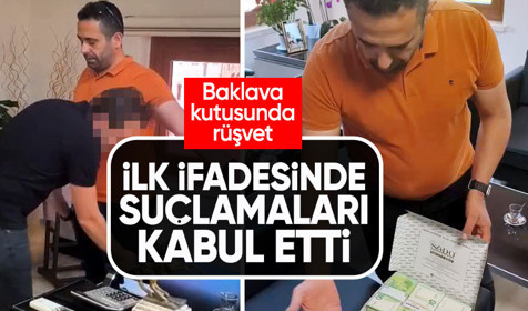 Baklava kutusunda 110 bin Euro: Manavgat Belediye Başkan Yardımcısı Tüter'in ifadesi ortaya çıktı