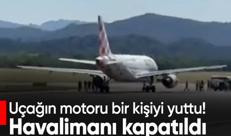 İtalya'da facia! Uçağın motoru bir kişiyi yuttu