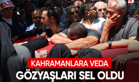 Türkiye kahramanlarına veda ediyor!