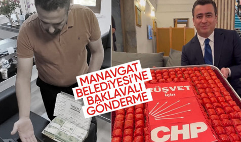 AK Parti'li Gökçek'ten Manavgat Belediyesine baklavalı gönderme: Rüşvet için CHP