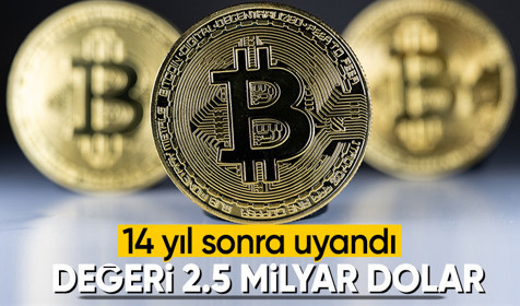 Bitcoin balinası 14 yıl sonra uyandı! 18 bin dolardan 2.5 milyar dolara...