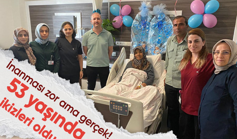 İnanması zor ama gerçek! 53 yaşında ikiz bebek dünyaya getirdi