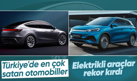 Türkiye'de en çok satan otomobiller belli oldu! Elektrikli araçlar rekor kırdı