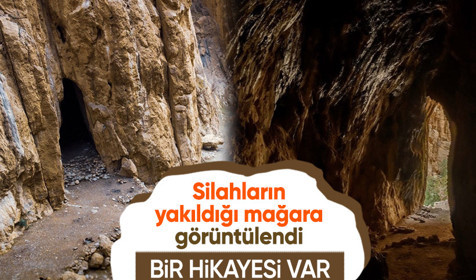 PKK'nın silah bıraktığı mağara hikayesi varmış