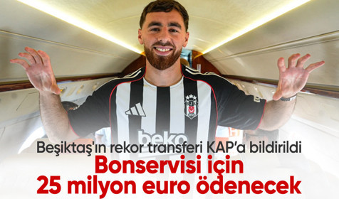 Beşiktaş, Orkun Kökçü transferini resmen açıkladı