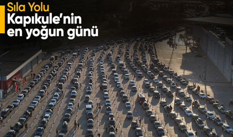 Kapıkule Sınır Kapısı'nda sezonun en hareketli günü