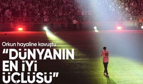 Orkun Kökçü taraftara üçlü çektirdi