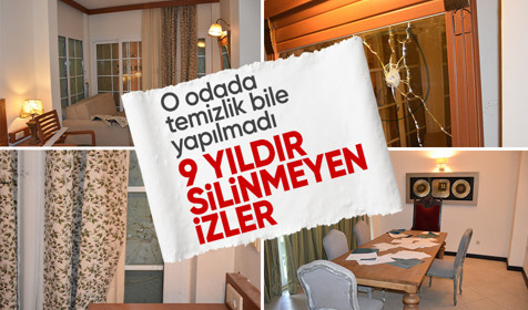 15 Temmuz’un izleri 9 yıldır aynı odada: Kurşun izleri ve kan lekeleri...