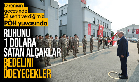 Cumhurbaşkanı Erdoğan'dan Gölbaşı Özel Harekat Başkanlığı'nda: Ruhunu 1 dolara satan alçaklar bedelini ödeyecekler