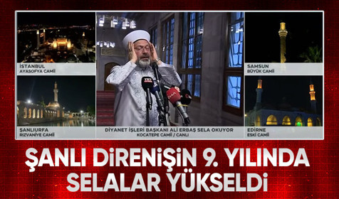 15 Temmuz'un yıl dönümünde selalar yükseldi
