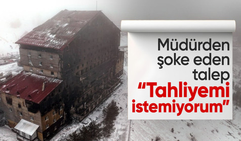 Kartalkaya davasında otel müdüründen şoke eden talep: Tahliyemi istemiyorum