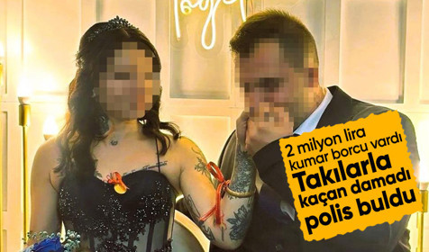 Denizli'de takılarla kaybolan damadı polis buldu ve eve döndü