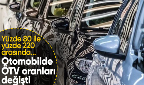 Meclis'te kabul edildi, otomobilde ÖTV oranları değişti! Yüzde 80 ile yüzde 220 arasında...