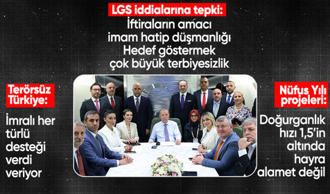 Cumhurbaşkanı Erdoğan, KKTC dönüşü uçakta gazetecilerin sorularını yanıtladı: LGS iddiaları çok büyük terbiyesizlik