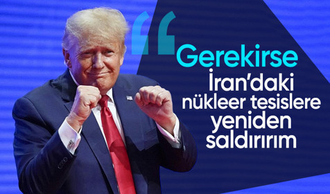 Trump'tan İran açıklaması: Gerekirse nükleer tesislere yeniden saldırırız