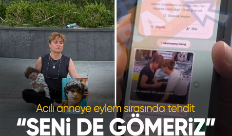 Yasemin Minguzzi eylem sırasında tehdit edildi