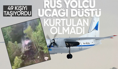 Rus yolcu uçağı kaybolmuştu! 49 kişiyi taşıyan uçağın enkazına ulaşıldı