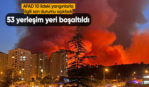 AFAD: 53 yerleşim yeri boşaltıldı