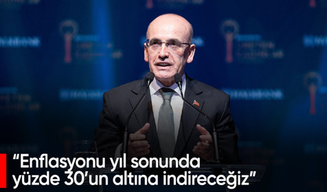 Bakan Şimşek'ten enflasyon açıklaması: Yıl sonunda yüzde 30’un altına indireceğiz