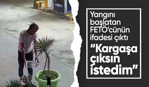 Bursa'da yangını başlatan FETÖ'cü zanlının ifadesine ulaşıldı: Kargaşa çıkmasını istedim