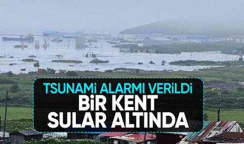 Rusya’da 8,8’lik deprem sonrası tsunami: Severo-Kurilsk sular altında kaldı
