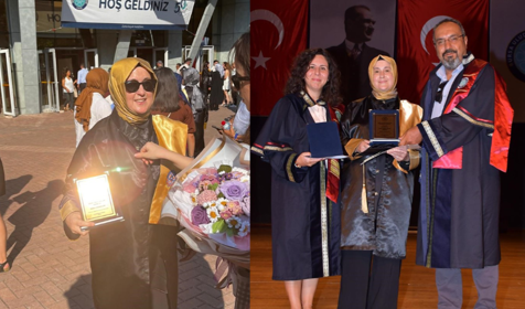 Yeniden eğitim hayatına dönen 50 yaşındaki 5 çocuk annesi herkese örnek oldu