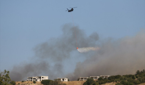 Çanakkale yangınında siyah araba içindeki 4 şüpheli gözaltına alındı