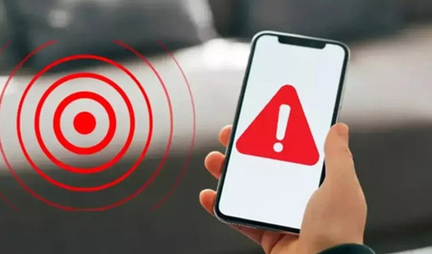 Depremde telefonlara 30 saniye önceden uyarı geldi