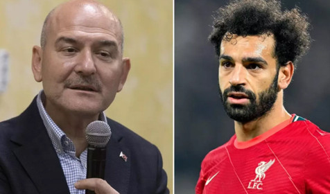Süleyman Soylu'dan Salah'ın "Filistin" paylaşımına destek
