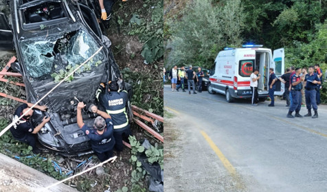 Samsun’da korkunç kaza! 12 yaşındaki çocuğun ölümünü kayda aldı