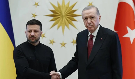 Cumhurbaşkanı Erdoğan Zelenski ile görüştü