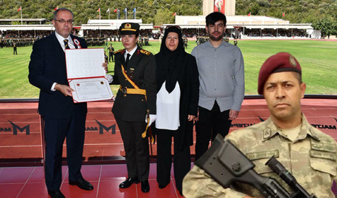 Şehit Ömer Halisdemir'in kızı Elif Nur teğmen oldu