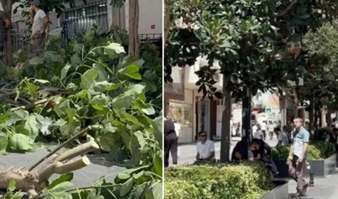İstanbul'da fırtına alarmı: Yaralılar var