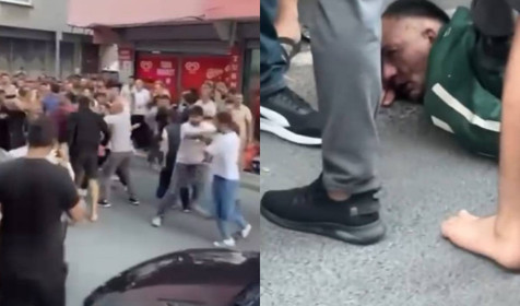 Bağcılar'da sevgilisini sokak ortasında bıçaklayan şahıs mahalleli tarafından linç edildi
