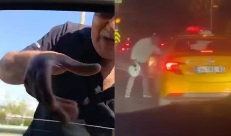 İstanbul'da trafik kavgaları bitmiyor: Biri aracı yumrukladı biri kaskla camı kırmaya çalıştı