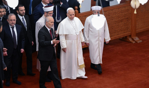 Tarihi ziyaret: Papa 14. Leo İstanbul’da ilk durağını Sultanahmet’te verdi